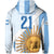 Custom Argentina Sol de Mayo Football Hoodie - Wonder Print Shop