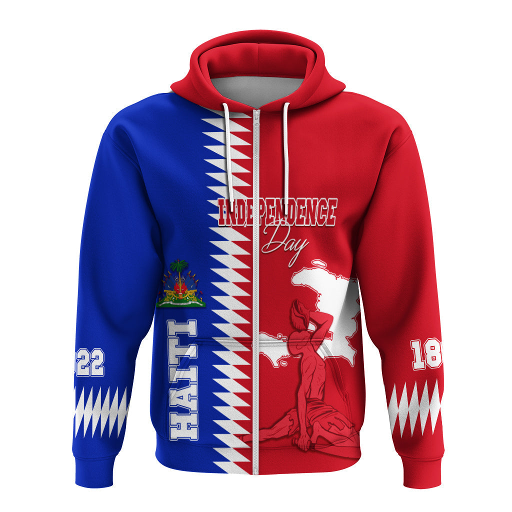 Haiti Independence Day Hoodie Negre Marron Simple Style - Wonder Print Shop