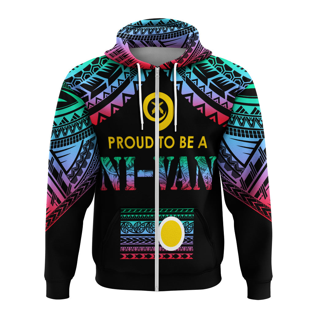 Vanuatu Proud To Be A Ni-Van - Polynesian Pattern Hoodie - Shefa Province - Wonder Print Shop