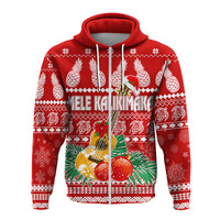 Hawaii Christmas Hoodie Mele Kalikimaka Ukulele - Wonder Print Shop