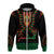 Juneteenth Dashiki Personalised Hoodie Freedom United Pan African Flag - Wonder Print Shop