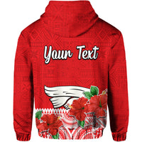 Custom Hawaii Hibiscus Flower Mele Kalikimaka Hoodie - Wonder Print Shop