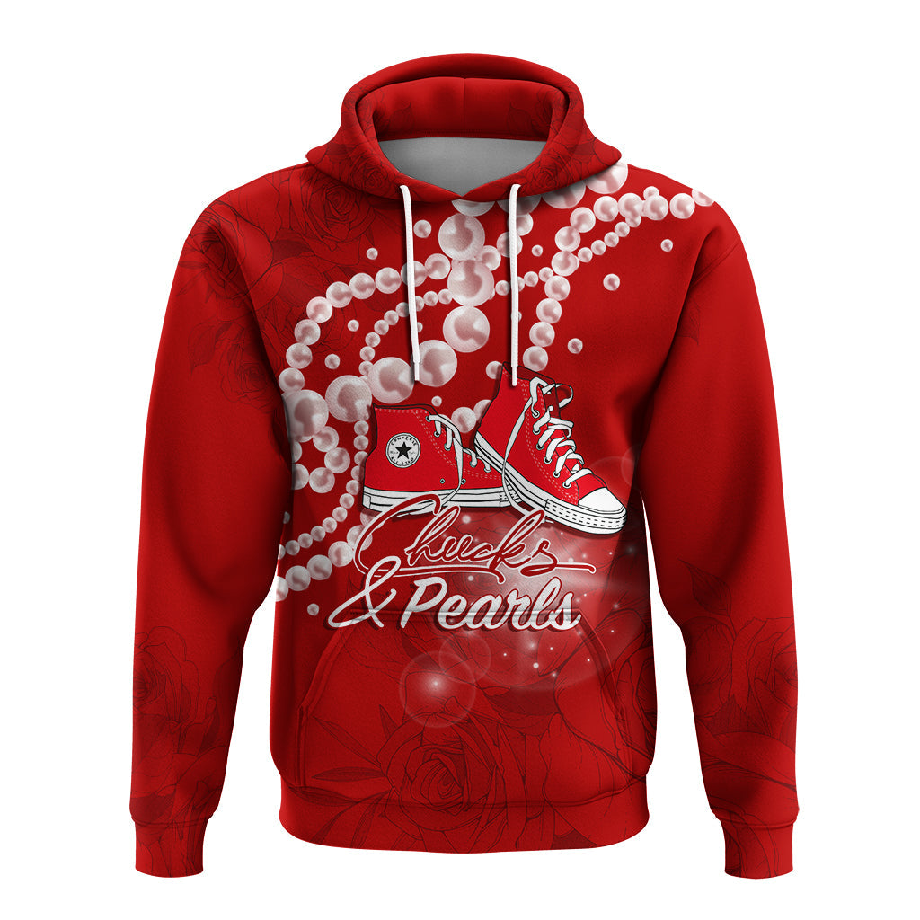 Womxns History Month Hoodie Chucks and Pearls Change The World - Wonder Print Shop