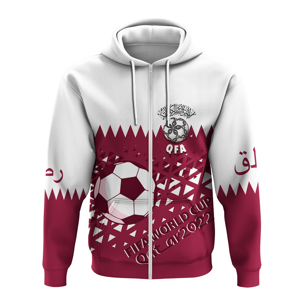 Custom Qatar Hoodie Football 2022 Sporty Vibes - Wonder Print Shop