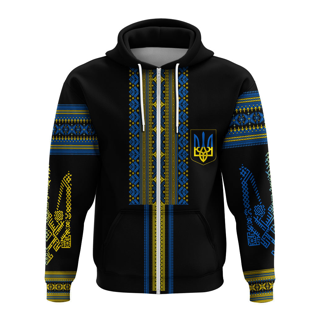 Ukraine Folk Patterns Folk Pattern Hoodie Slava Ukraini - Wonder Print Shop