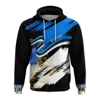 Estonia Grunge Design Hoodie Eesti Flag - Wonder Print Shop