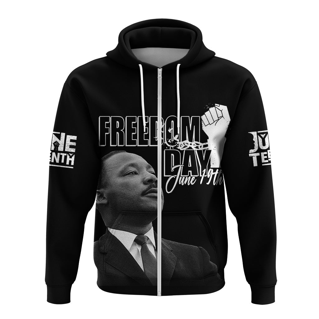 Juneteenth MLK Personalised Hoodie Freedom Day - Wonder Print Shop