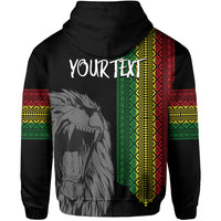 Ethiopia Patriot Day Personalised Hoodie Roaring Lion - Wonder Print Shop