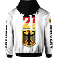 Custom Germany Home Kit Football WC 2022 Hoodie - Wonder Print Shop