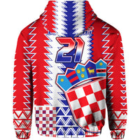 Custom Croatia Football Hoodie Sport Style - Wonder Print Shop
