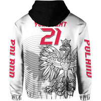 Custom Poland Football Eagles Sporty Style Hoodie - Wonder Print Shop
