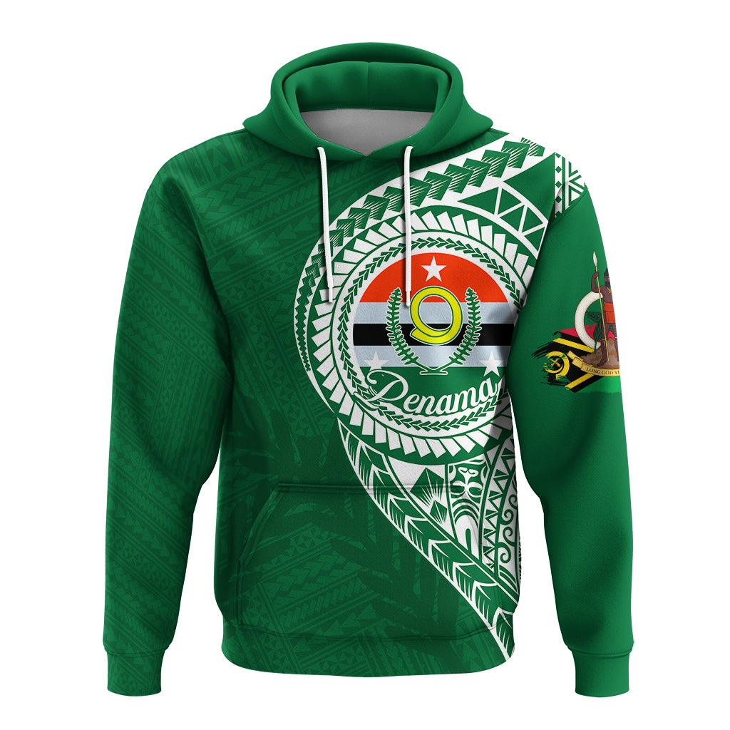 Custom Vanuatu Penama Province Hoodie Penama Emblem - Wonder Print Shop