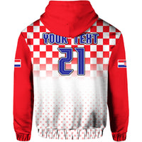 Custom Croatia Hrvatska Hoodie Football Vibe - Wonder Print Shop