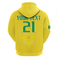 Custom Brazil Football Sub20 Champions South American Hoodie - Wonder Print Shop