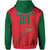 Custom Morocco Football Mixed Flag Map Style Hoodie - Wonder Print Shop