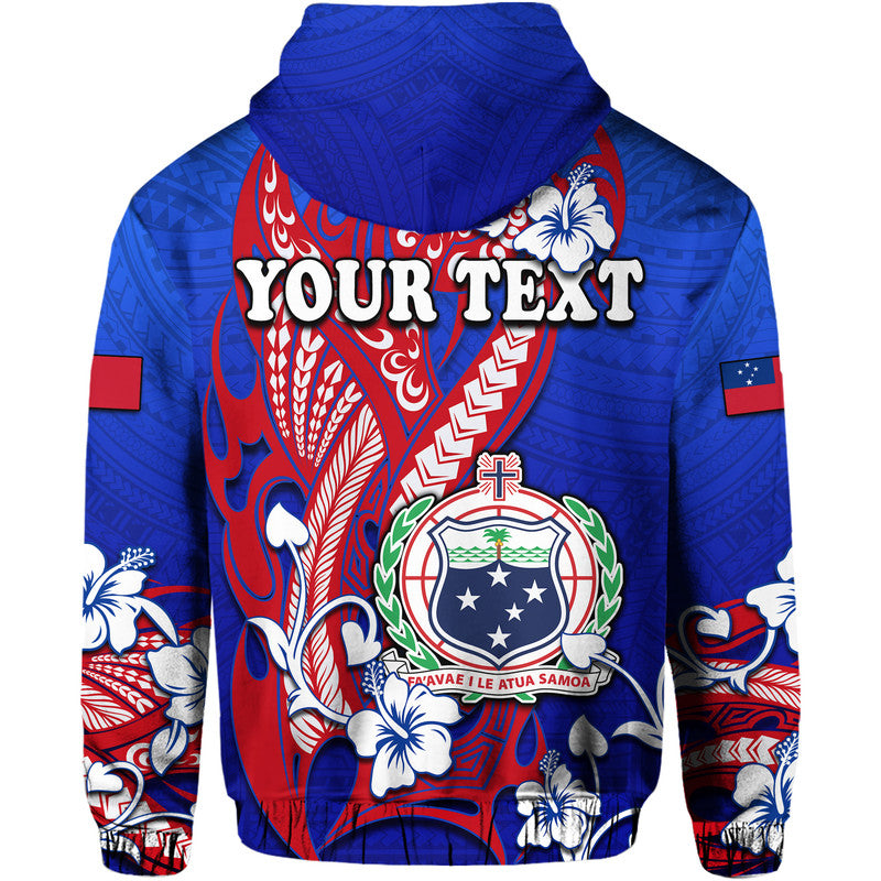 Custom Special Samoa FAST Party Hoodie Tribal Samoan Hibiscus Design - Wonder Print Shop