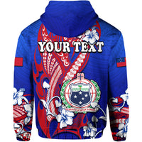 Custom Special Samoa FAST Party Hoodie Tribal Samoan Hibiscus Design - Wonder Print Shop