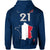 Custom France Hoodie Rooster Les Bleus Football - Wonder Print Shop