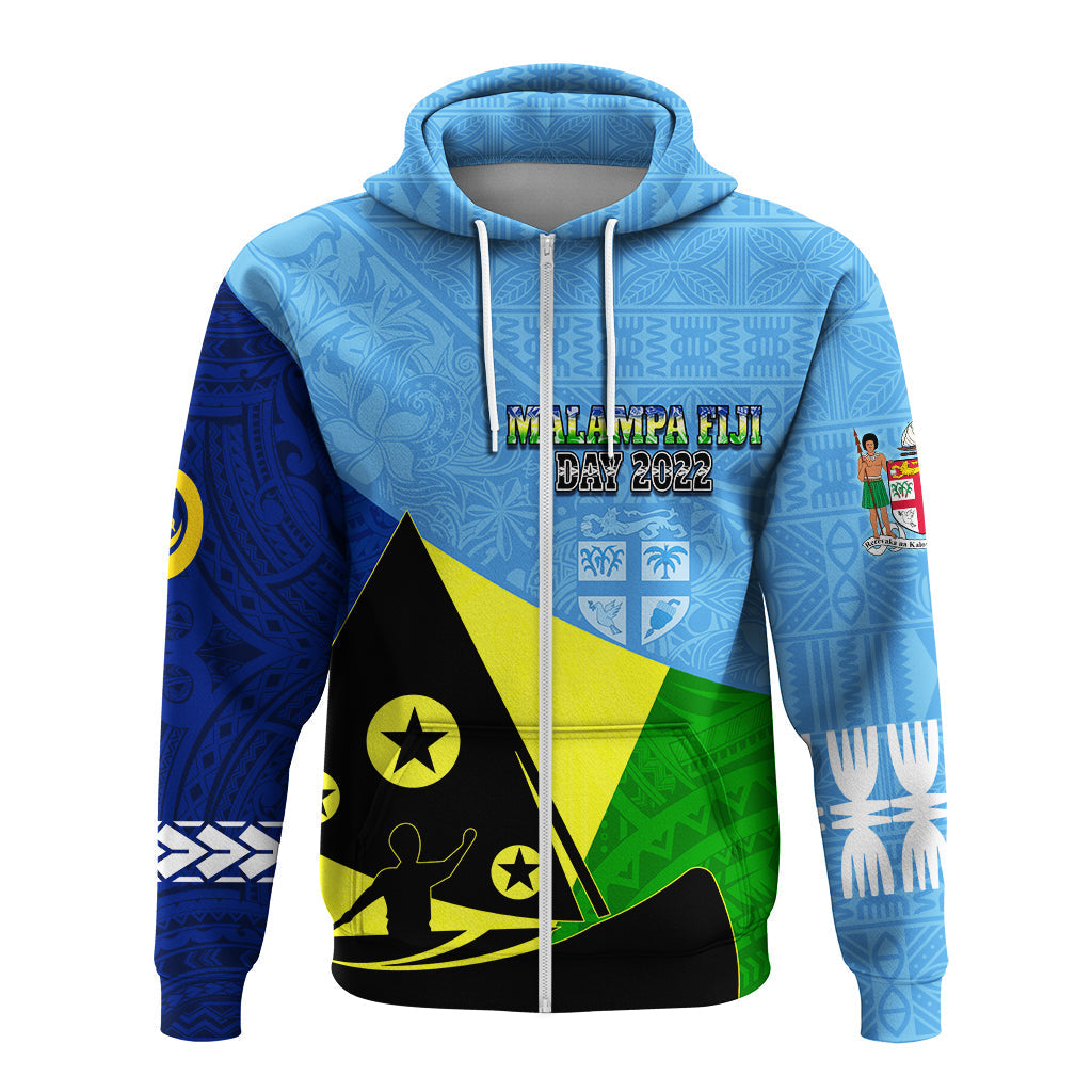 Malampa Fiji Day Hoodie Mix Tapa Style - Wonder Print Shop