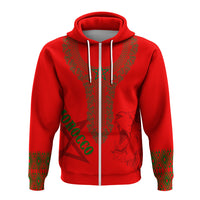 Custom Morocco Soccer Football 2022 Hoodie Kaftan Style - Wonder Print Shop