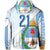 Custom Argentina Champions Football 2022 Hoodie La Albiceleste Sol de Mayo - Wonder Print Shop