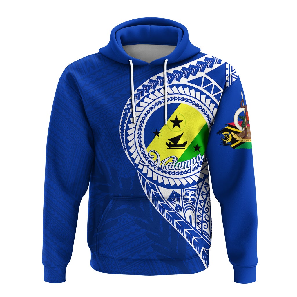 Custom Malampa Province Vanuatu Hoodie Malampa Emblem - Wonder Print Shop