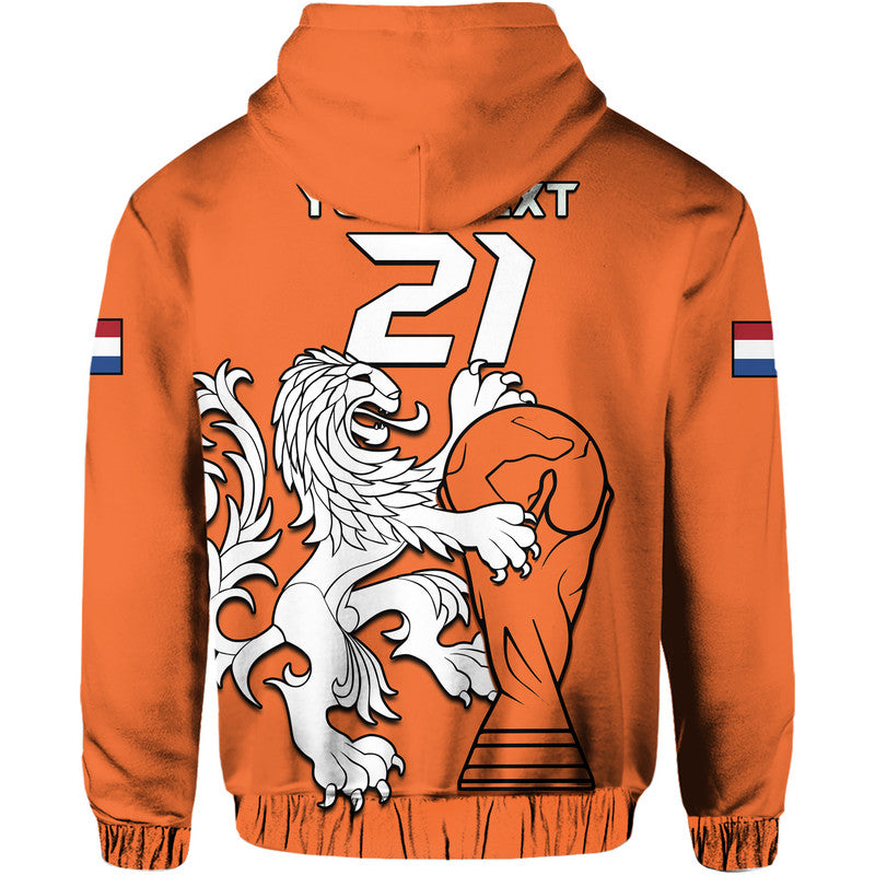 Custom Netherlands Football 2022 Hoodie - Wonder Print Shop