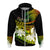 Custom Fiji Day Hoodie Flying Fijians Masi Kesa Style - Reggae - Wonder Print Shop