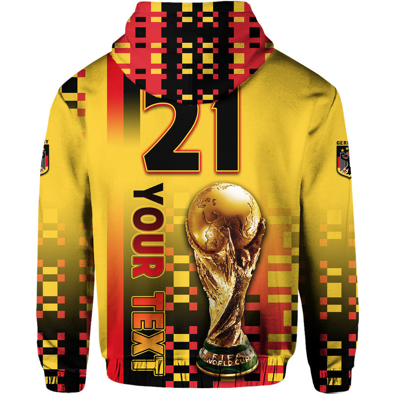 Custom Germany Deutschland Champion Qatar 2022 Hoodie - Wonder Print Shop