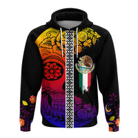 Mexican Dia de Muertos Sugar Skull Hoodie Viva Mexico - Wonder Print Shop