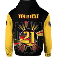 Custom Germany Football Black Eagle Jersey Deutschland Champion Hoodie - Wonder Print Shop