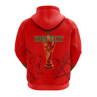 Custom Morocco Soccer Football 2022 Hoodie Kaftan Style - Wonder Print Shop