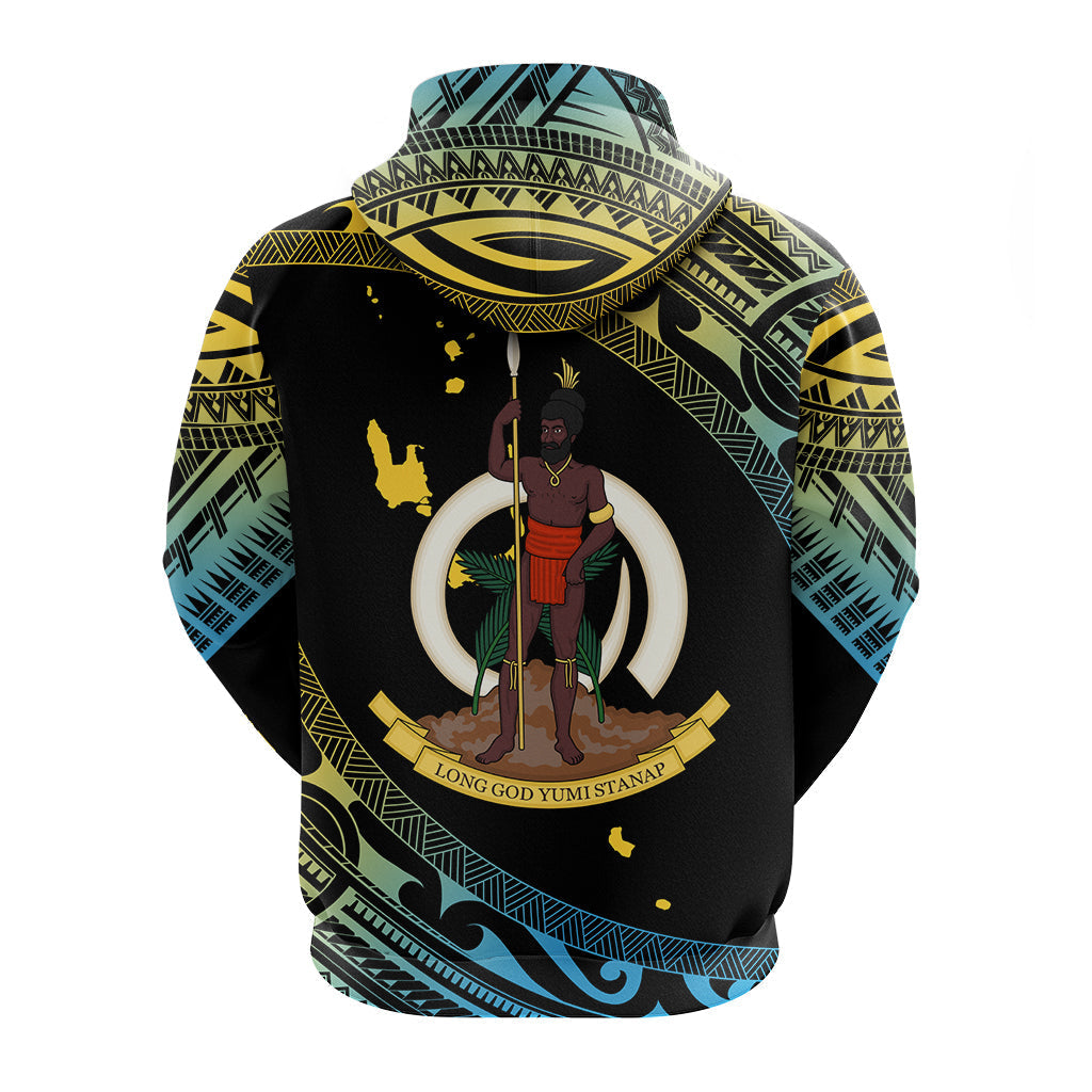 Vanuatu Proud To Be A Ni-Van - Polynesian Pattern Hoodie - Sanma Province - Wonder Print Shop