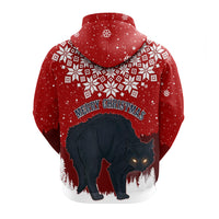 Iceland Christmas Hoodie Beware Jolakotturinn - Wonder Print Shop