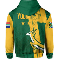 Custom South Africa Hoodie Rugby 7s 2022 Champion Springboks - Wonder Print Shop