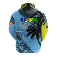 Malampa Fiji Day Hoodie Flags Mix Style - Wonder Print Shop