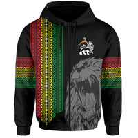 Ethiopia Patriot Day Hoodie Amharic Letters Roaring Lion - Wonder Print Shop