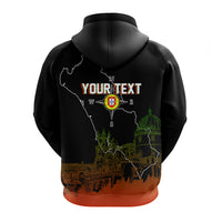 Custom Portugal Pena Palace Sketch ArHoodie Portuguese Map - Wonder Print Shop
