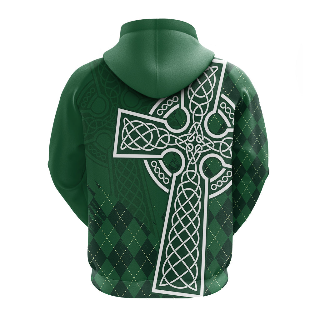 Irish Hoodie St. Patrick Day Mix Celtic Cross - Wonder Print Shop
