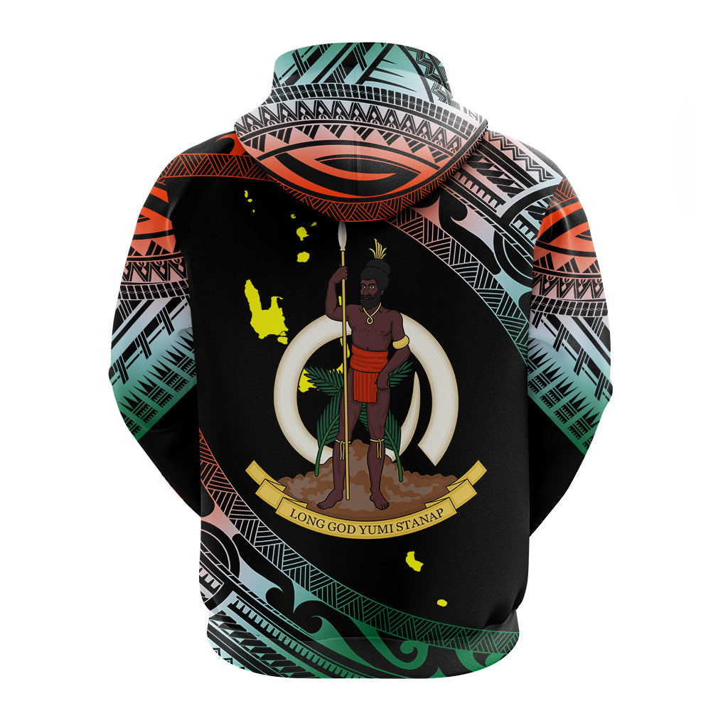 Vanuatu Proud To Be A Ni-Van - Polynesian Pattern Hoodie - Penama Province - Wonder Print Shop
