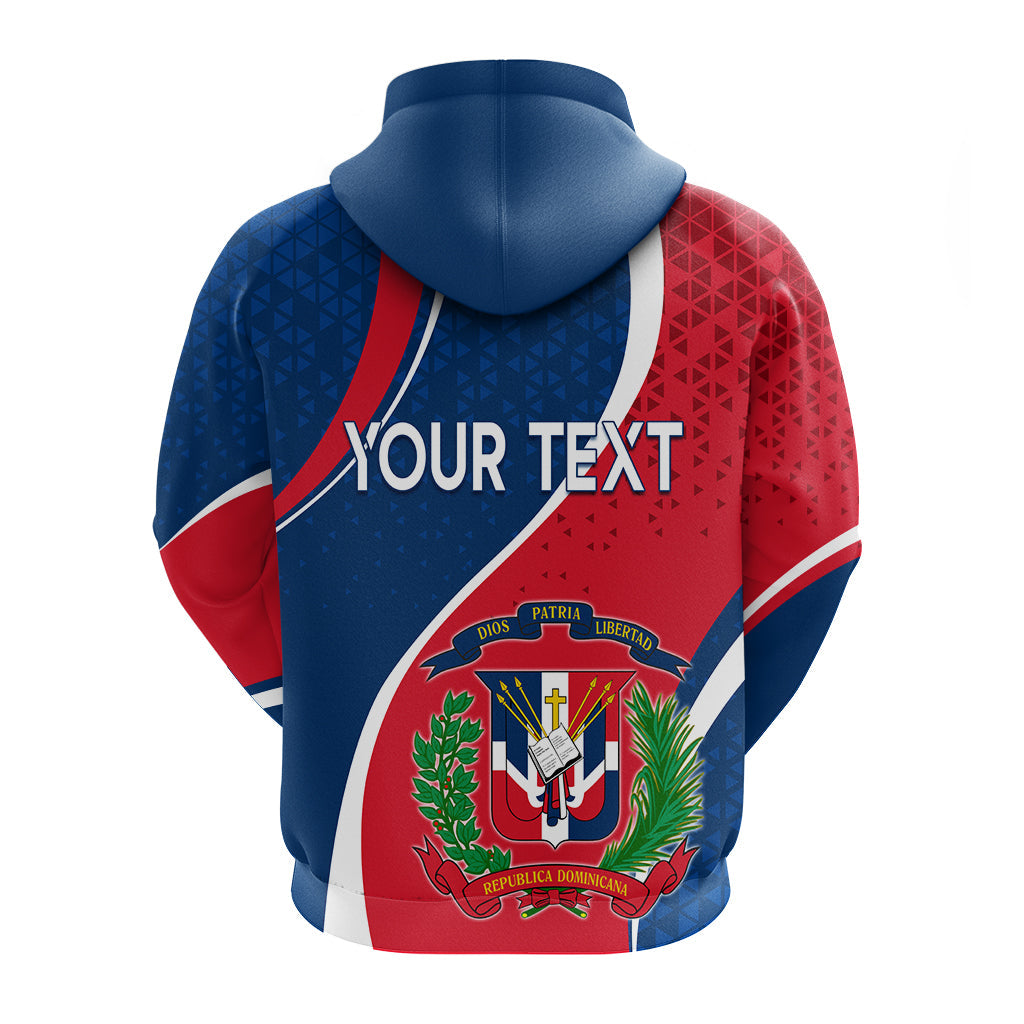 Dominican Republic Hoodie Independence Day Curve Style - Wonder Print Shop