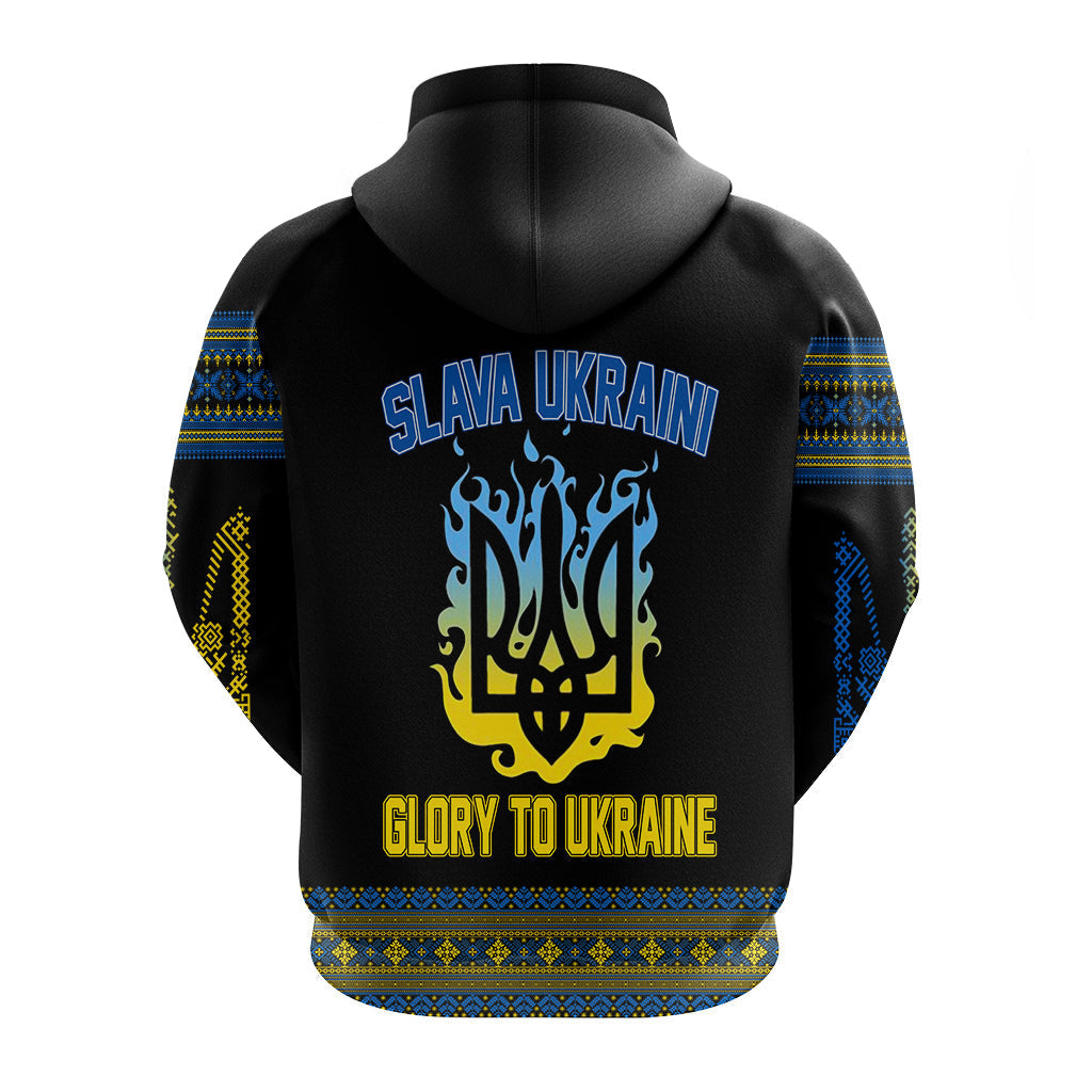 Ukraine Folk Patterns Folk Pattern Hoodie Slava Ukraini - Wonder Print Shop