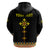 Custom Ethiopia Cross Hoodie Geometric Ethnic - Wonder Print Shop