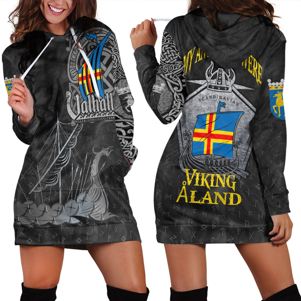 Viking Clothing Viking land Drakkar Hoodie Dress RLT12 - Wonder Print Shop
