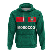 Custom Morocco Soccer Hoodie World Cup Champions Green Style LT6 - Wonder Print Shop