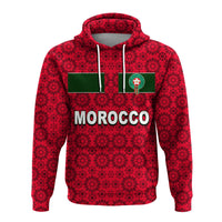 Custom Morocco Soccer Hoodie World Cup Champions Red Style LT6 - Wonder Print Shop