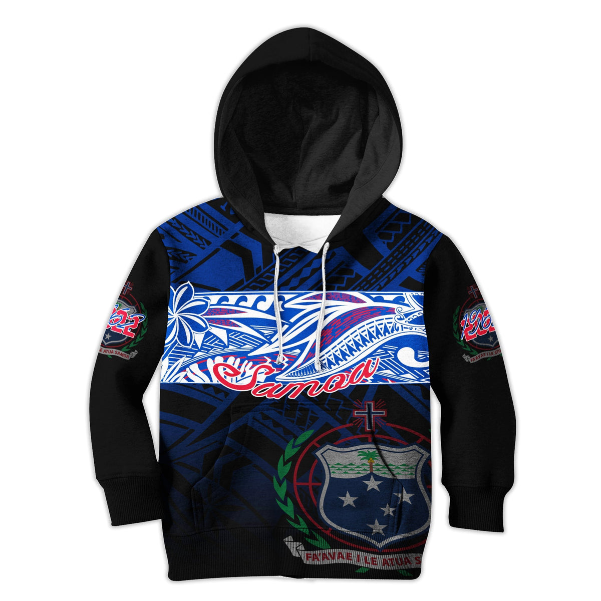 Samoa Personalised KID Hoodie 60th Independence Anniversary - Wonder Print Shop