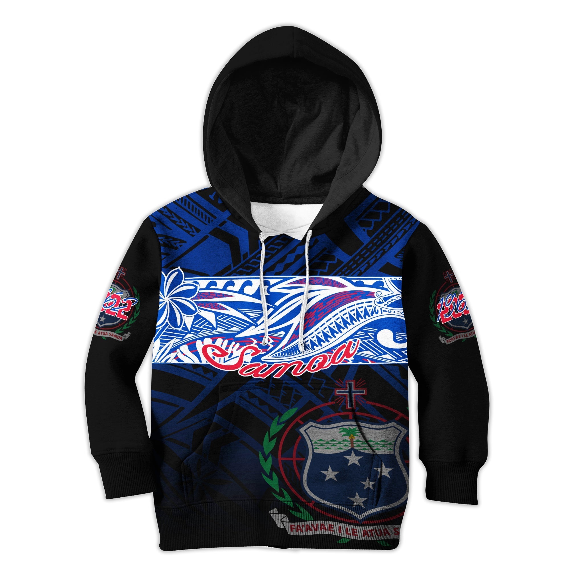 Samoa Personalised KID Hoodie 60th Independence Anniversary - Wonder Print Shop