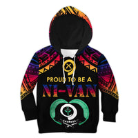 Vanuatu Proud To Be A Ni-Van - Polynesian Pattern KID Hoodie - Torba Province - Wonder Print Shop
