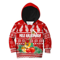 Hawaii Christmas Hoodie KID Mele Kalikimaka - Ukulele - Wonder Print Shop